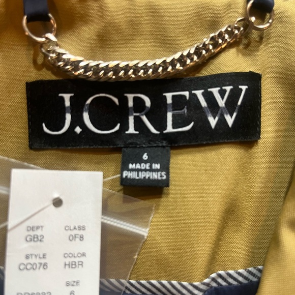 J.Crew Cropped Icon trench coat in honey brown - Picture 8 of 8